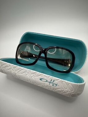 Oakley Script Asian Fit Sunglasses Good Condition USED Vtg 2000s